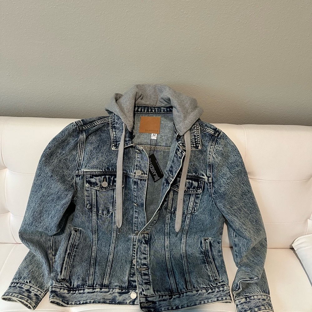 BLANKNYC Jean jacket with hoodie